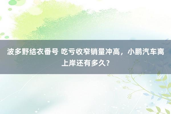 波多野结衣番号 吃亏收窄销量冲高，小鹏汽车离上岸还有多久？
